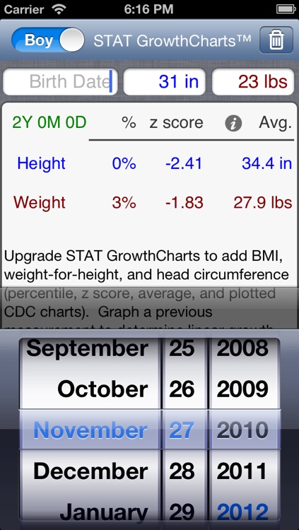 STAT GrowthCharts Lite screenshot-3