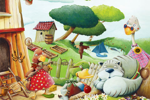 Hidden Object Game FREE - The Little Red Hen screenshot 2