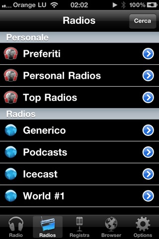 myRadios - Ecoutez les radios du monde en multitache - airplay - podcast screenshot 3