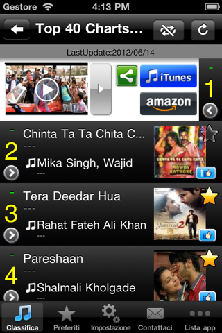 India Hits!(Free) - Get The Newest Indian music charts! screenshot 3