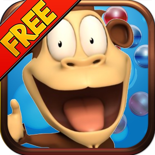 Bubble Monkey Mania - Animal Safari Matching Puzzle Game For Kids FREE iOS App