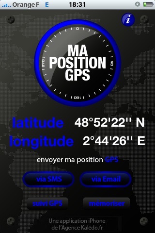 Position GPS screenshot 4