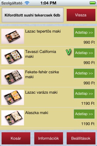 Sushifutár screenshot 3