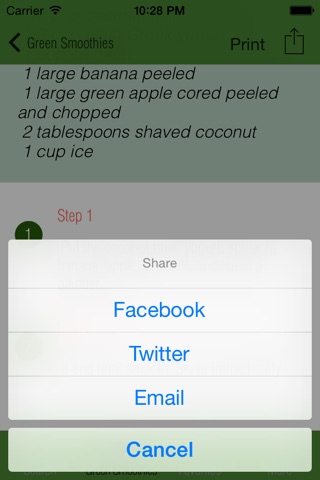 Healthy Green Smoothie Recipes screenshot 4