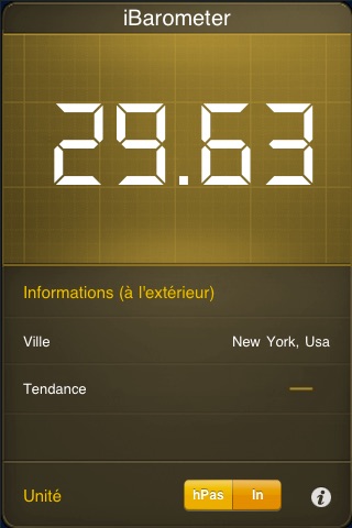 a Barometer for iPhone & iTouch screenshot 3