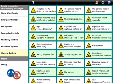 Safety Symbol Library screenshot 2