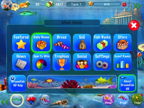 Dream Fish HD screenshot 2