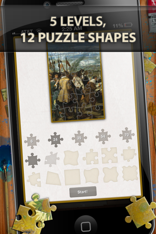 Diego Velazquez Jigsaw Puzzles - Play with Paintings. Prominent Masterpieces to recognize and put together screenshot 2