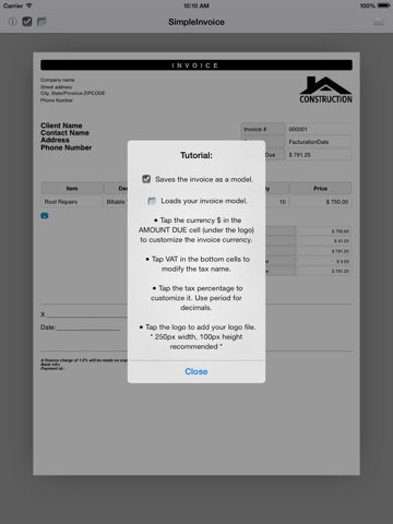 Simple Invoice Maker | PDF invoicing, Purchase, Estimate and Quote on the go screenshot 2