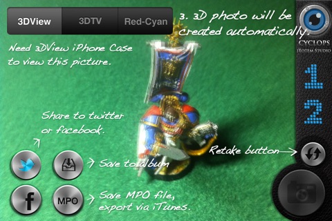 3D Camera - iTotem screenshot 3