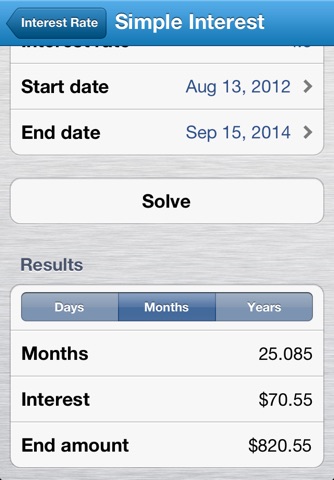 Interest Rate Calculator - APR, EAR, Simple, & Percent Change screenshot 2