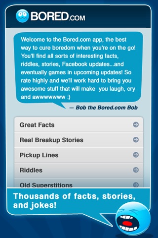 Bored.com screenshot 2