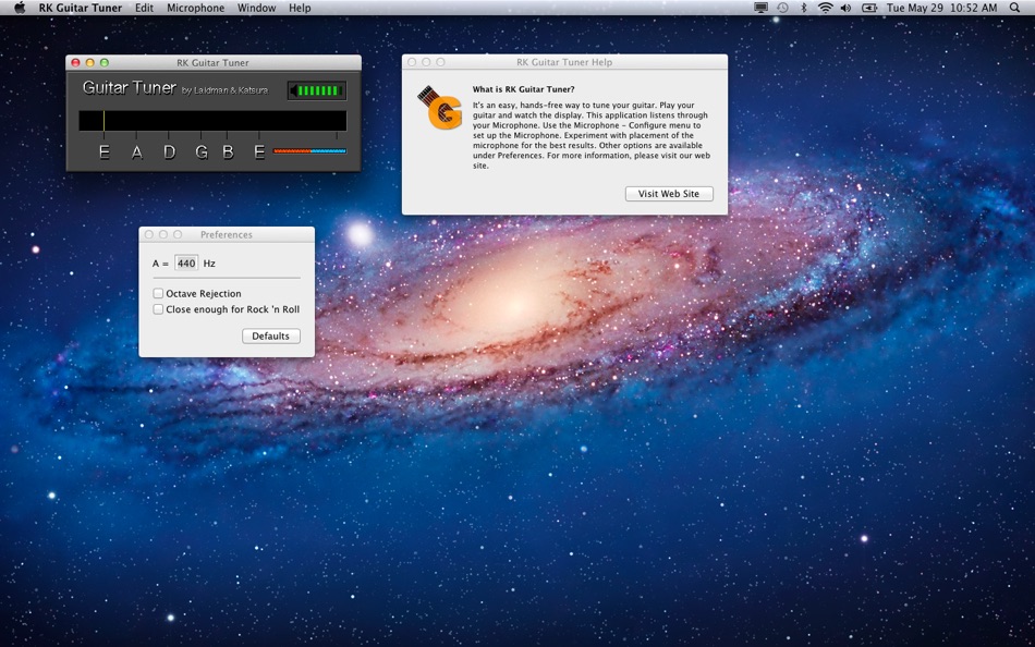 RK Guitar Tuner - 6.0 - (macOS)