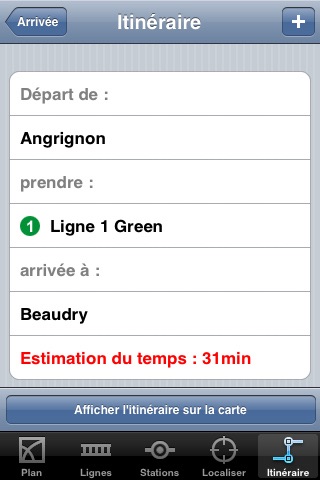 Montreal Metro screenshot 2