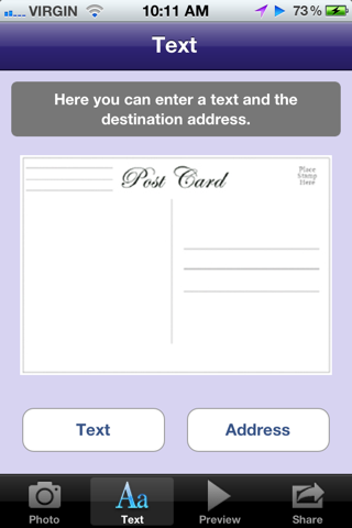 Virtual Postcard (Share on Facebook & Twitter) screenshot 4