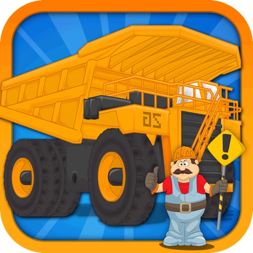 Mining Dump Truck, Bulldozer, Loader & Excavator Heavy Machine Racing Challenge Madness - by Top Free Fun Games icon