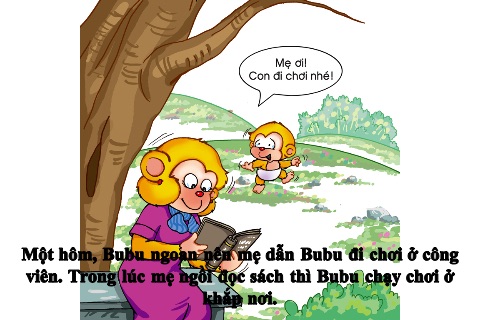 Bubu Tìm Thấy Quả Banh Đỏ - Truyện đọc tiếng Việt screenshot 2