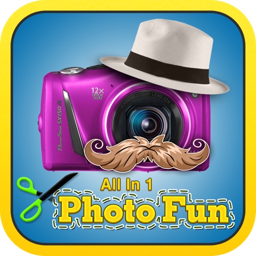 Allin1 PhotoFun Picturegram: Chop, Clone, Fuse Arty Image Blender iOS App