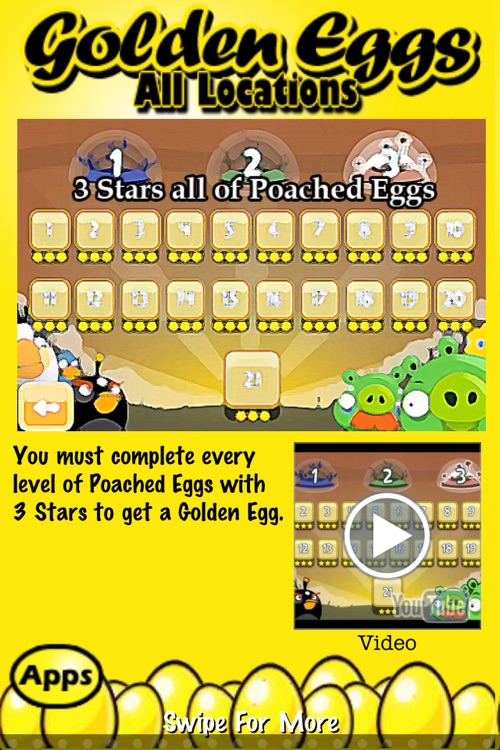 Free Golden Eggs for Angry Birds ~ An easy guide and walkthrough of the hidden golden egg locations in Angry Birds