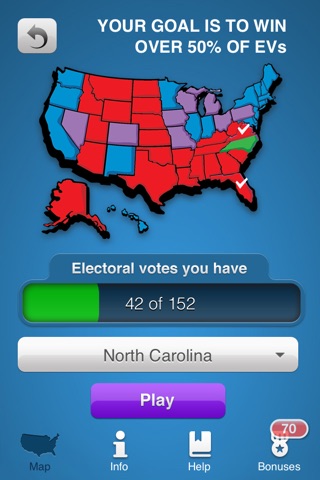 Presidential Election 2012: Purple States screenshot 2