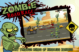 zombie road rage iphone screenshot 1