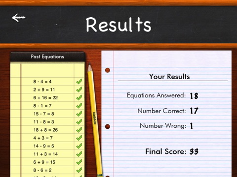 Mathlete HD screenshot 3