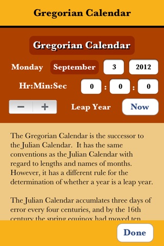 Calendar Translator Free screenshot 2