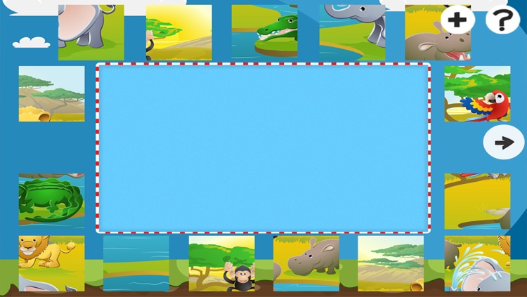 Safari Puzzles - Animals jigsaw puzzle game for children and parents with the world of the savannah