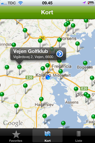 Danske Golfbaner screenshot 3