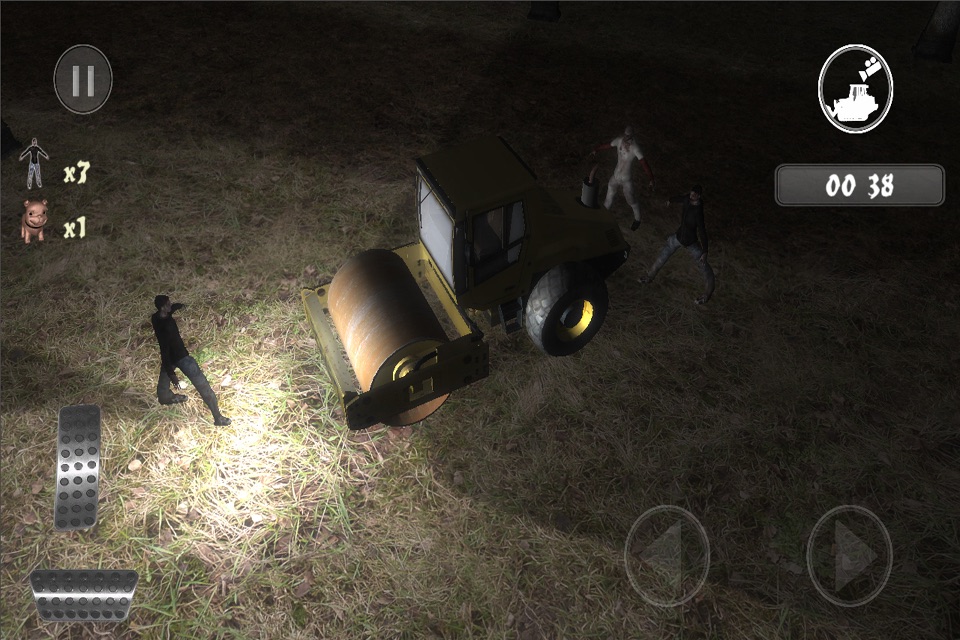Zombies vs. Steamroller + Bulldozer : Puppy Rescue 3D Racing Simulator screenshot 2