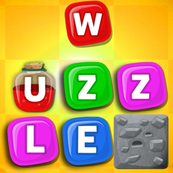 Wuzzle: Words with color match game to play with letters in a new original way incuding awsome wordsearch, anagrams and good educational board mini games to learn spelling and vocabulary. Free!