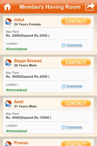 Indian RoomMates screenshot 2