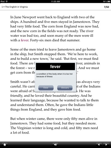 Pocahontas: Oxford Bookworms Stage 1 Reader (for iPad) screenshot 3