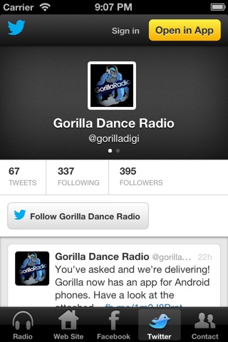 Gorilla Radio Sydney screenshot 3