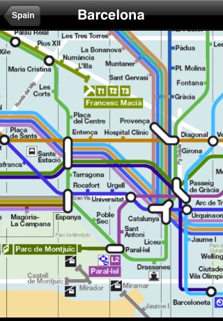 Spain Subway Maps (Seville, Madrid, Valencia and 6 more) screenshot 2