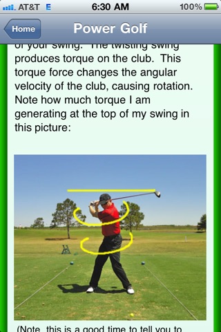 THE Golf App screenshot 2