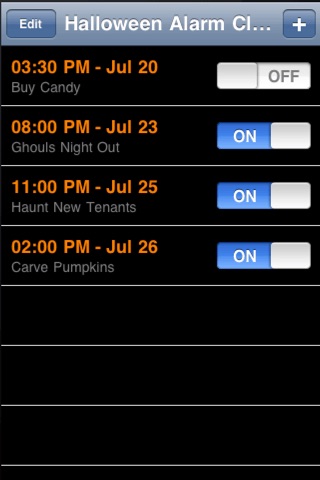 Halloween Alarm Clock screenshot 2