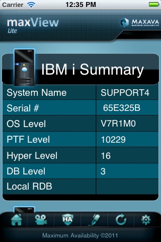 maxView Lite – Monitor your IBM i system statistics in real-time screenshot 2