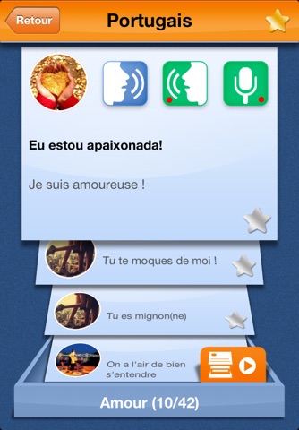 iSpeak Portuguese: Interactive conversation course - learn to speak with vocabulary audio lessons, intensive grammar exercises and test quizzes screenshot 3