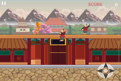 Ninja & Samurai Warrior Rooftop Sword Fighting Battle Free screenshot 3