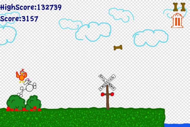 Poodle Sprint - Fun Doodle Endless Run Game(圖1)-速報App