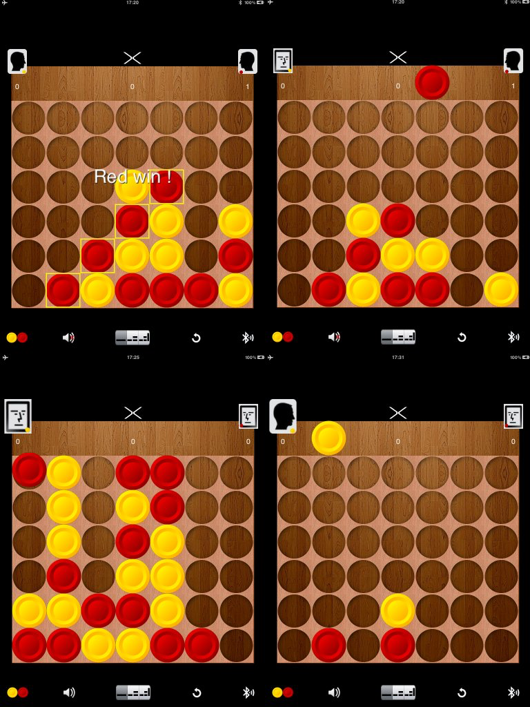 4_IN_1_ROW powered by Mathematicians for iPad screenshot 2