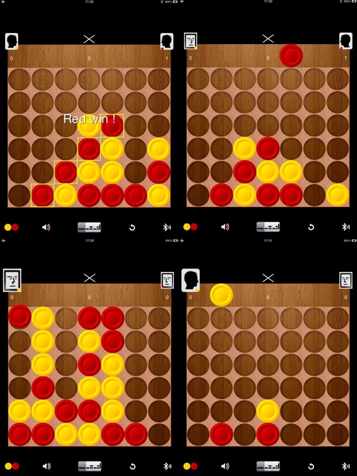 #2. 4_IN_1_ROW powered by Mathematicians (iOS) 由: AOBO Co.,Ltd