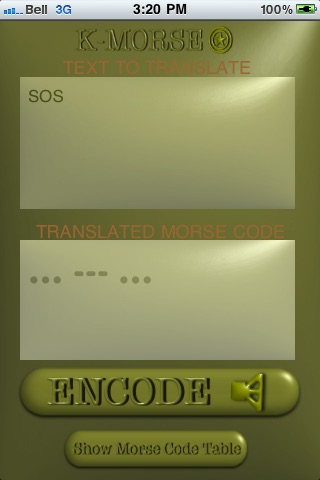 KMorse screenshot 2