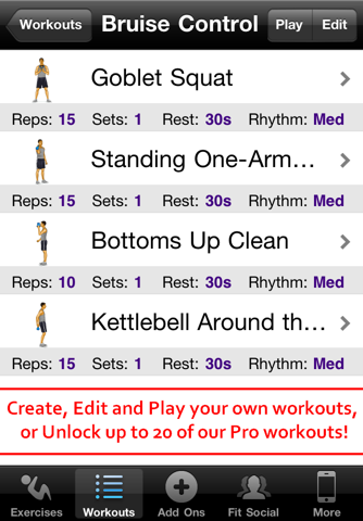 Kettlebell Workouts Free screenshot 3