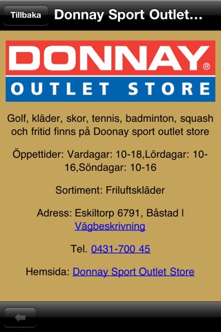 Outlet Sverige screenshot 4