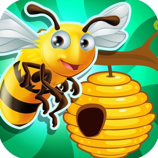 Bumble Bee Honey Hive Toss and Catch Puzzle Game Icon