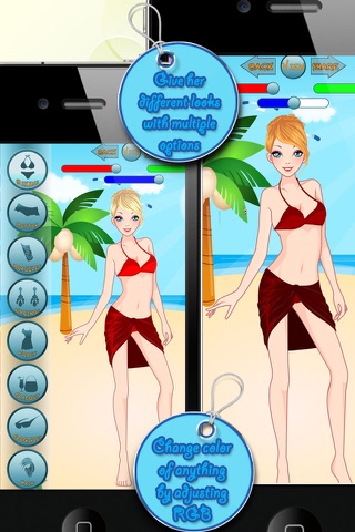 Summer Girl Dress Up Game screenshot 2