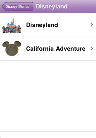 Disney Parks & Resorts Menus screenshot 3