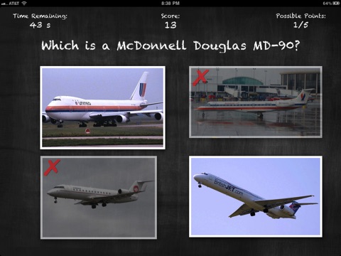 Airplane Quiz for iPad screenshot 3